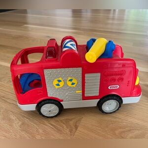 Fisher-Price Little People Fire Truck and Addition Little People
